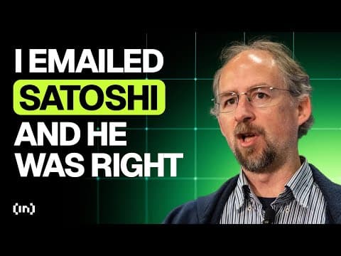 Adam Back: Satoshi’s Email & The Future of Bitcoin