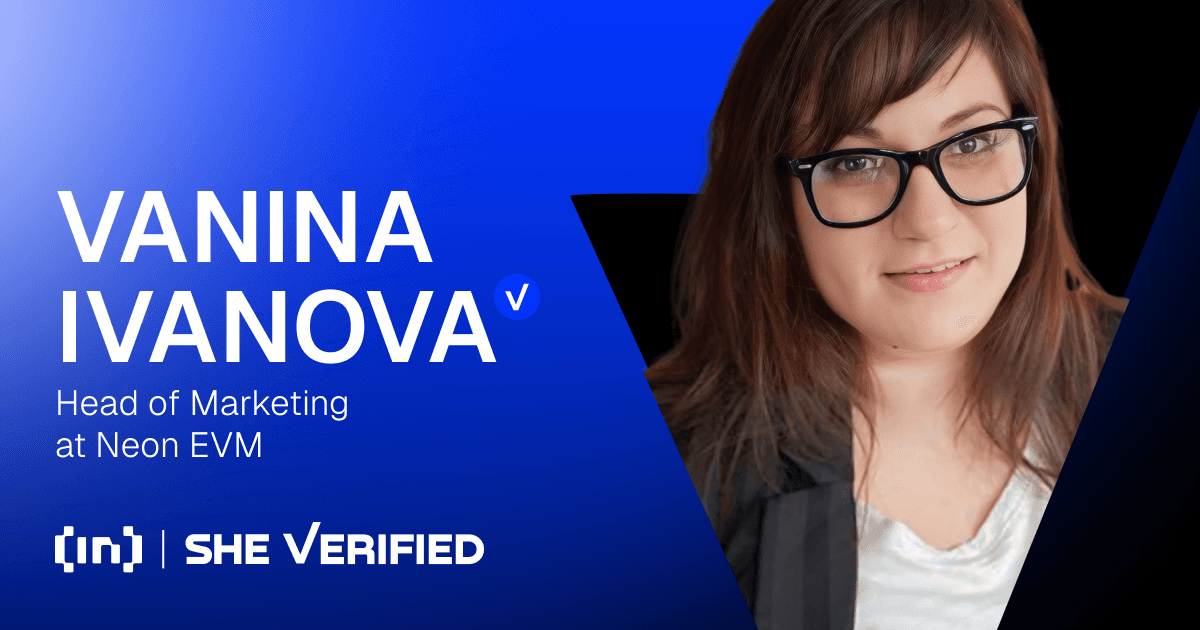Exclusive SheVerified: Vanina Ivanova, Head of Marketing sa Neon EVM, Tungkol sa Pagpapalakas ng Partisipasyon ng Kababaihan sa Crypto