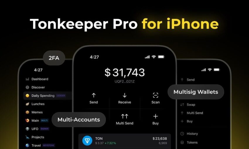 Nag-launch ang TON Wallet Tonkeeper ng Pro App sa iPhone, Hatid ang Advanced Crypto sa Mobile