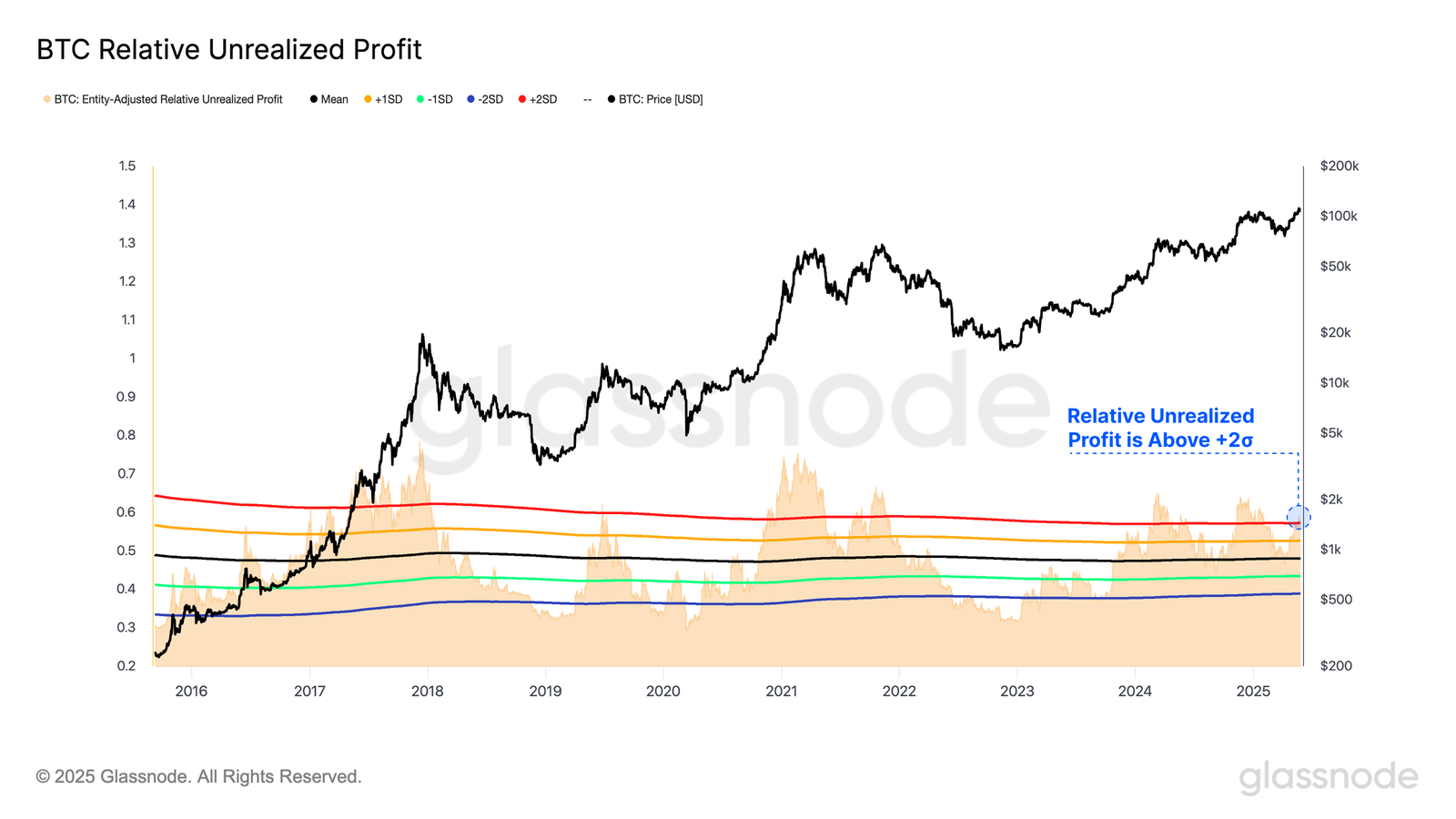 Bitcoin Relative Unrealized Profit