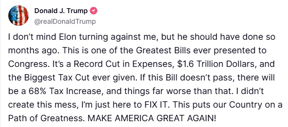 Trump Attacks Elon Musk